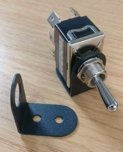 Toggle switch (12mm) mounting bracket – SetElectrics.co.uk